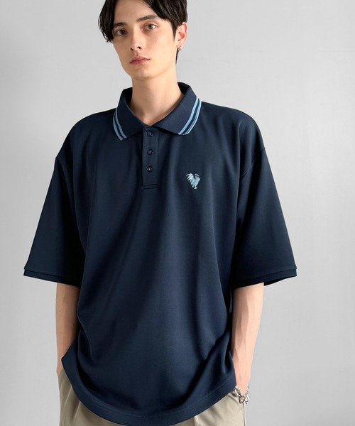 「Classical Origin」 半袖ポロシャツ LARGE ネイビー メンズ_画像9
