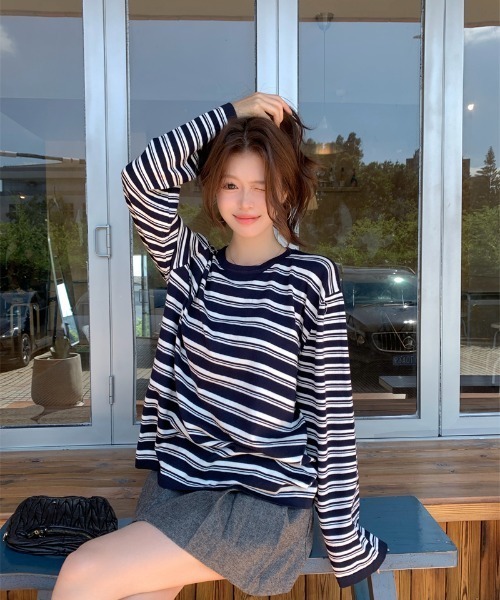 tシャツ 長袖Tシャツ/ボーダーロンT レディース : ZOZOTOWN Yahoo!店