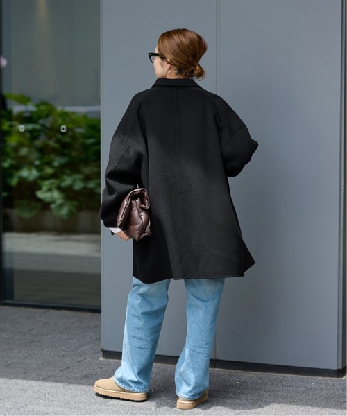 FRAMeWORK（フレームワーク） チェスターコート 36 ブラック