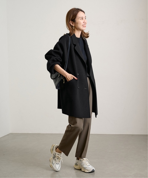 FRAMeWORK ロングPコート ブラック 36 FRAMeWORK（フレームワーク） チェスターコート 36 ブラック