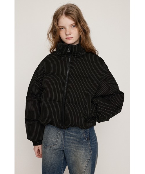 SLY（スライ） ブルゾン アウター 2WAY STRIPE PUFFER BZ ツーウェイ