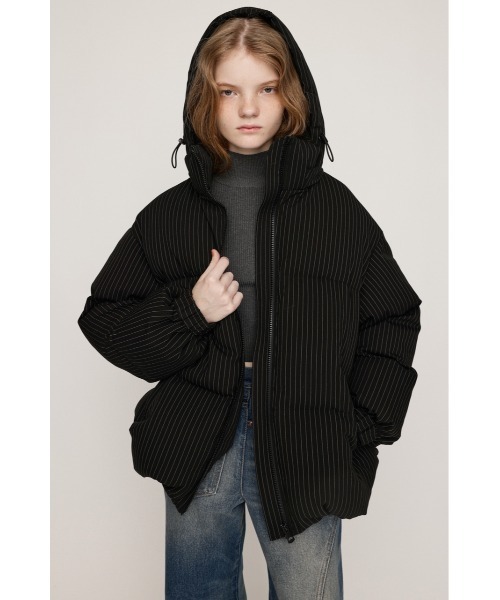 SLY（スライ） ブルゾン アウター 2WAY STRIPE PUFFER BZ ツーウェイ