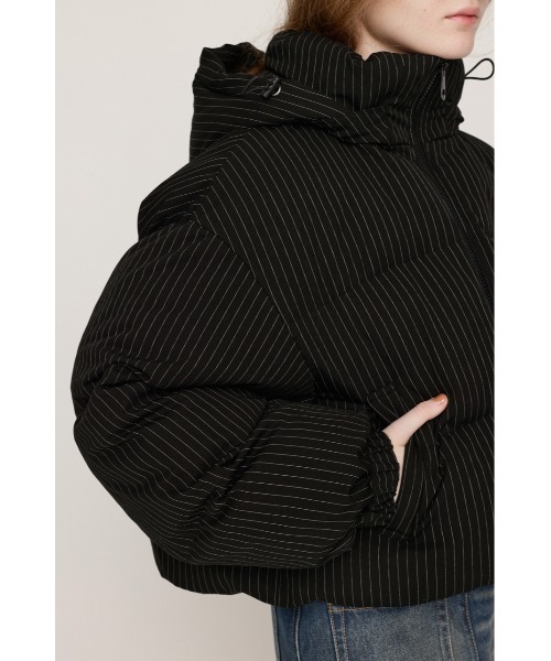 SLY（スライ） ブルゾン アウター 2WAY STRIPE PUFFER BZ ツーウェイ