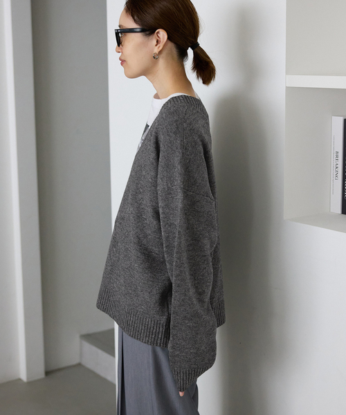 SLOBE IENA（スローブイエナ） ニット セーター Vネックルーズニット