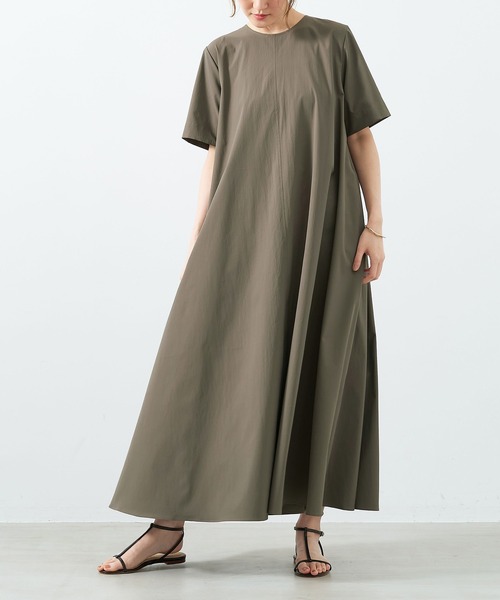 「MICA&DEAL」 半袖ワンピース FREE ネイビー レディース_画像2