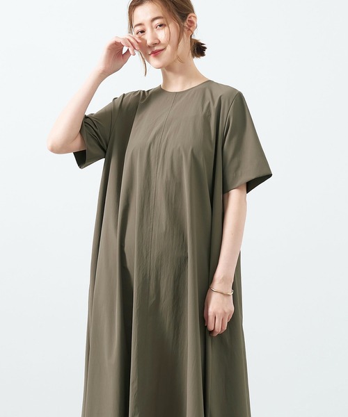 「MICA&DEAL」 半袖ワンピース FREE ネイビー レディース_画像3