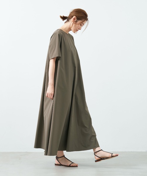 「MICA&DEAL」 半袖ワンピース FREE ネイビー レディース_画像6