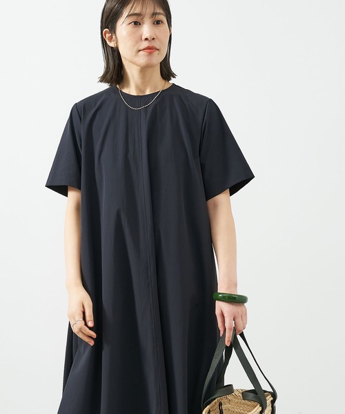 「MICA&DEAL」 半袖ワンピース FREE ネイビー レディース_画像8