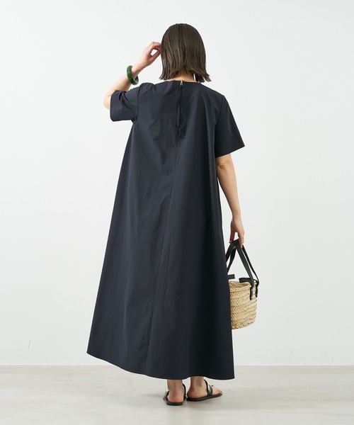 「MICA&DEAL」 半袖ワンピース FREE ネイビー レディース_画像9