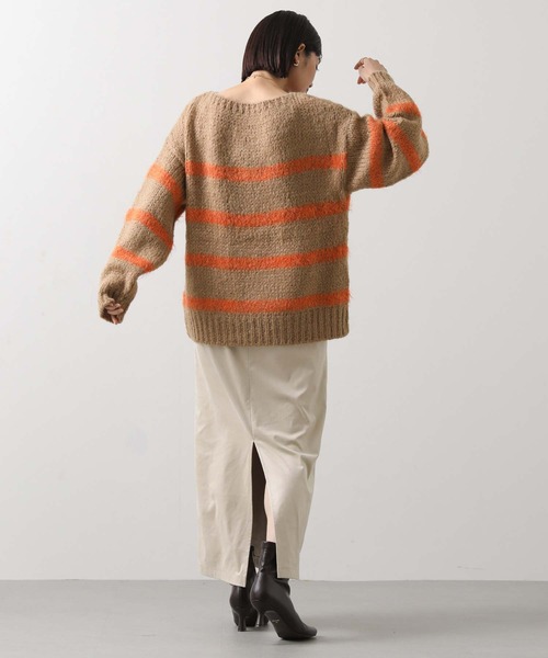 Deuxieme Classe トリコットジーンマークボーダーニット　可愛い TRICOTS JEAN MARC ニット セーター TRICOTSボーダーニット