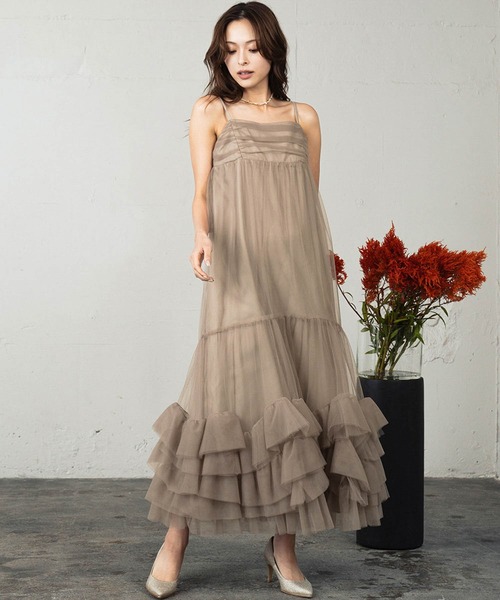 GIRL DRESS FOR NOW パーティードレス ドレス 「新色追加」ボリューム