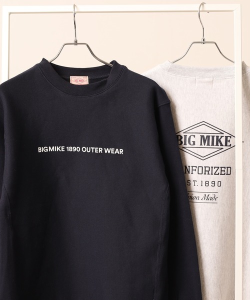 トレーナー スウェット BIG MIKE ヘビーウェイト プルオーバートレーナー メンズ レディース_3
