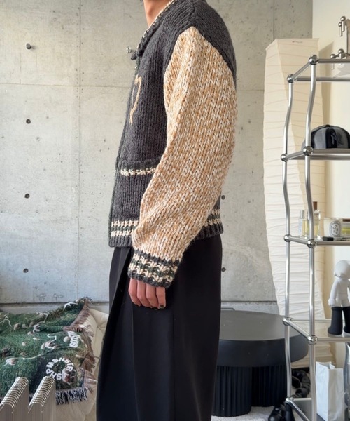 Gaphos（ガフォス） セーター ニット ハートカウチンニットジャケット