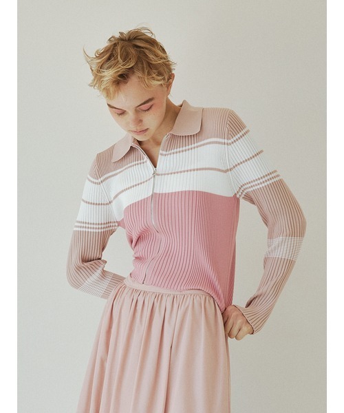 「FURFUR」 ニットカーディガン ONE SIZE ブラック レディース_画像3