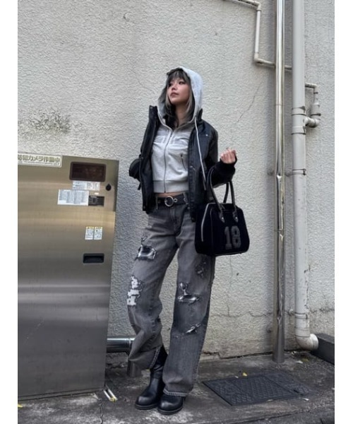 LAGUA GEM（ラグアジェム） ブルゾン アウター COMPACT FAUX LEATHER