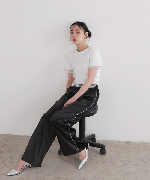 LIAN（リアン） イージーパンツ FREE アイボリー レディース