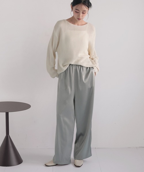 パンツ Lien LIAN（リアン） イージーパンツ FREE アイボリー レディース