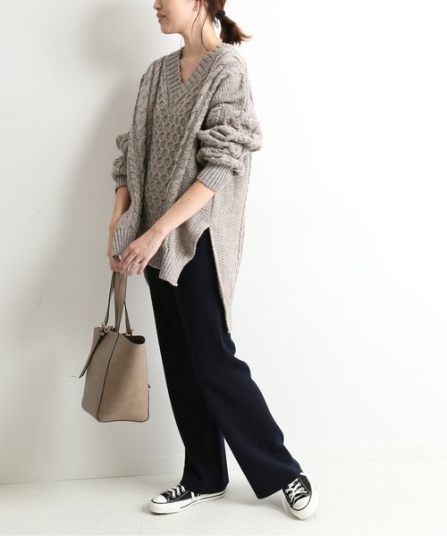 新品　スローブ イエナ SLOBE IENA ALDERNEY ニット 新品 スローブ イエナ SLOBE IENA ALDERNEY ニット - メルカリ