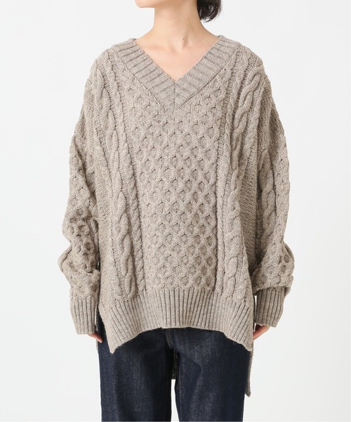 新品　スローブ イエナ SLOBE IENA ALDERNEY ニット 新品 スローブ イエナ SLOBE IENA ALDERNEY ニット - メルカリ