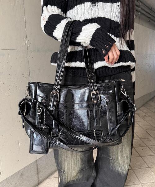 トートバッグ Figments/チャームツキY2Kバッグ レディース メンズ