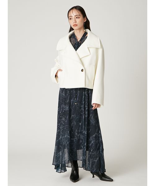 【新品】FRAY I.D スタンドカラーショートコート FRAY I.D（フレイ・アイディー） トレンチコート コート スタンド