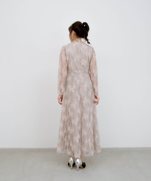 「kaene」 長袖ワンピース 36 ブラック レディース_画像7