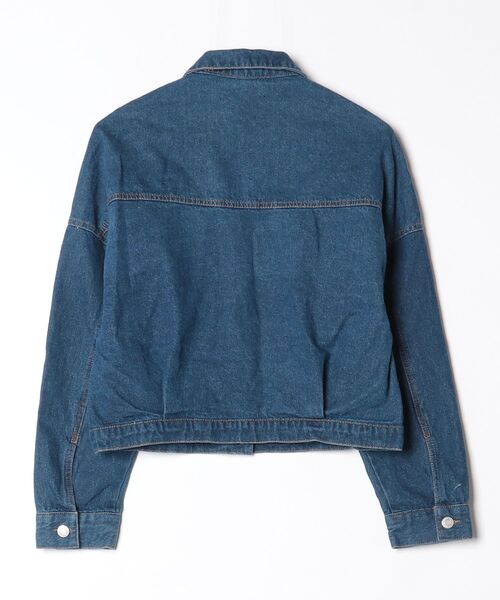 「OLIVE des OLIVE」 デニムジャケット M ブルー レディース_画像2