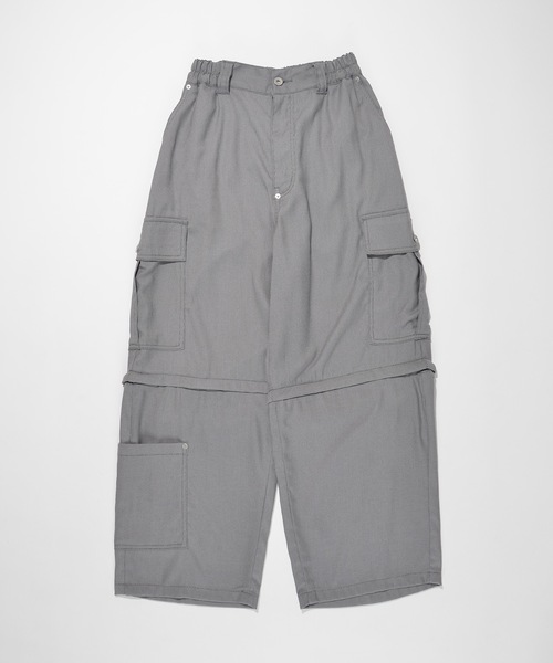 「SUPERTHANKS」 カーゴパンツ S グレー メンズ_画像2
