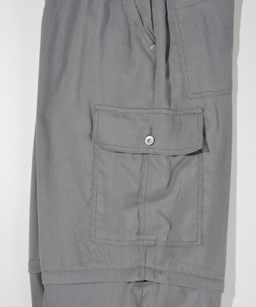 「SUPERTHANKS」 カーゴパンツ S グレー メンズ_画像6