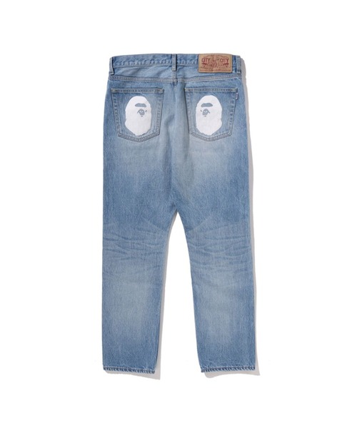 A BATHING APE（アベイシングエイプ） ジーンズ APE HEAD DENIM PANTS