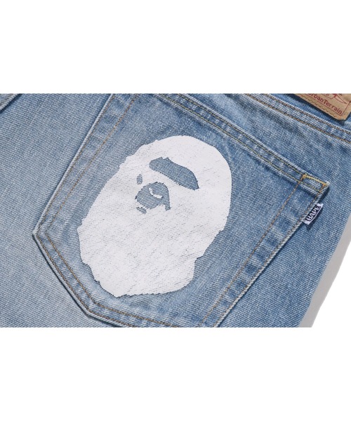 A BATHING APE（アベイシングエイプ） ジーンズ APE HEAD DENIM PANTS