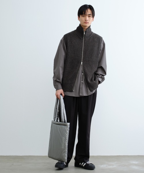 「SINSS」 長袖シャツ SMALL ホワイト メンズ_画像2