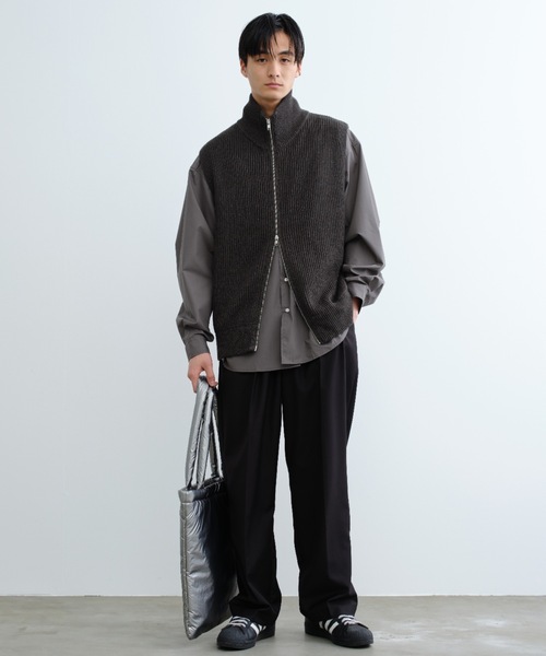 「SINSS」 長袖シャツ SMALL ホワイト メンズ_画像4