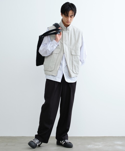 「SINSS」 長袖シャツ SMALL ホワイト メンズ_画像7