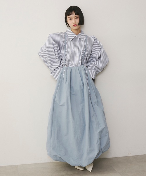 「VIOLETTA」 スカート M ブルー レディース_画像6