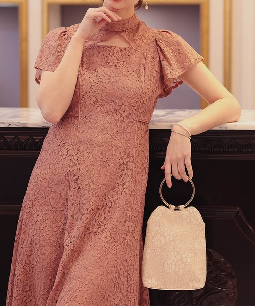 「Dorry Doll」 半袖ワンピース M ピンク レディース_画像4