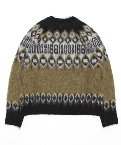 「LANVIN en Bleu」 長袖ニット 38 カーキ レディース_画像2