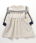 ワンピース 「リンク」セーラー裏毛ワンピ キッ...の詳細画像2