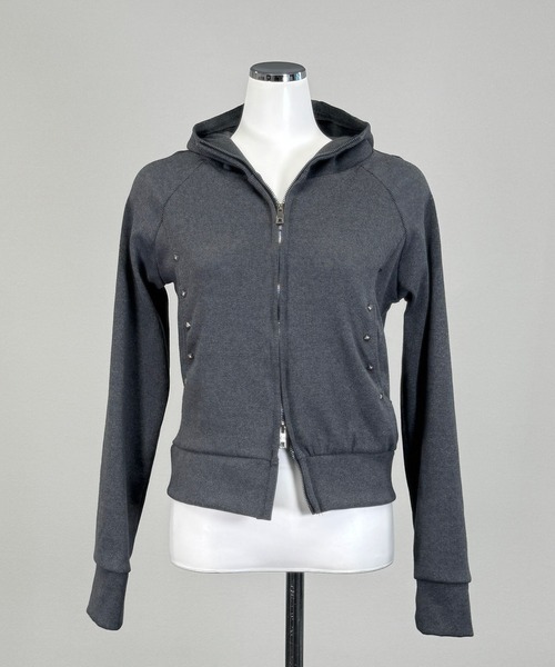 「FOLLOWIN」 ジップアップパーカー FREE ブラック レディース_画像4