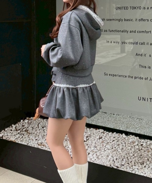 continuer de NICE CLAUP パーカー 「2026SS」レース使いZIPUPパーカー