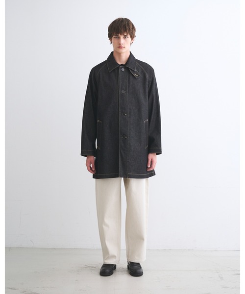 ステンカラーコート コート WORK COAT 002D メンズの画像