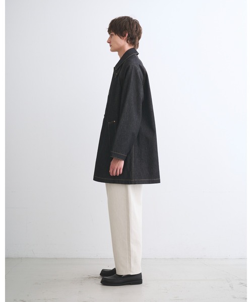 ステンカラーコート コート WORK COAT 002D メンズの画像