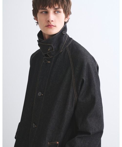 ステンカラーコート コート WORK COAT 002D メンズの画像