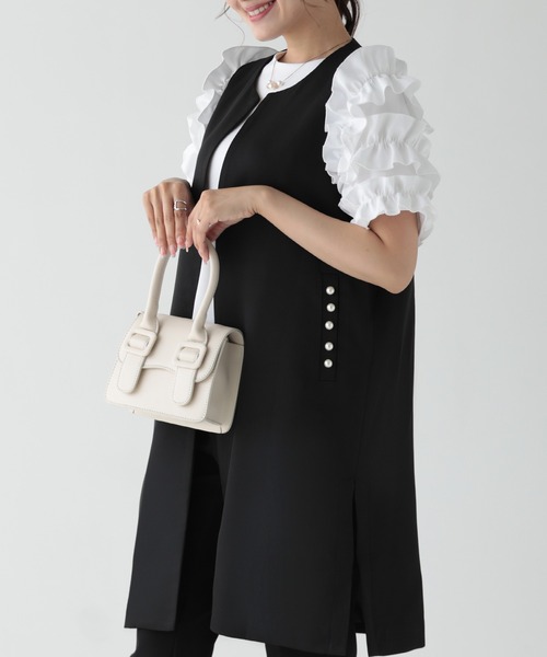 「O.S.K」 ベスト FREE アイボリー レディース_画像5