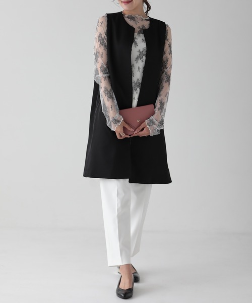 「O.S.K」 ベスト FREE アイボリー レディース_画像8