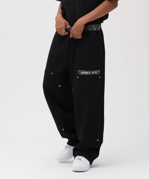 未使用 AVIREX CROSSOVER カスタム スウェットパンツ XL CROSSOVER》CUSTOM SWEAT PANTS ／ カスタム スウェットパンツ ／ AV