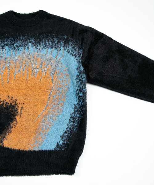 「BOY LONDON」 長袖ニット M ブラック メンズ_画像3