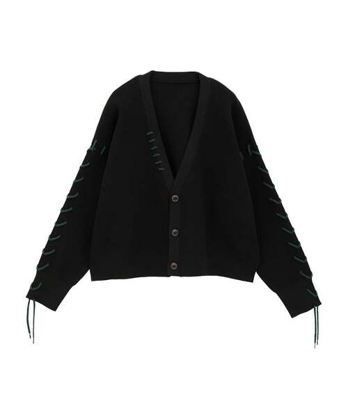 CONVERSE TOKYO カーディガン BLANKET STITCH KNIT SHORT CARDIGAN