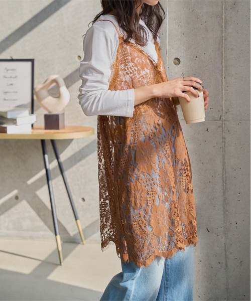 KOBE LETTUCE（神戸レタス） キャミソール チュニックレース