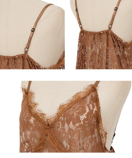 KOBE LETTUCE（神戸レタス） キャミソール チュニックレース